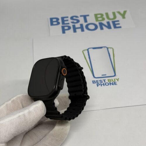 Apple Watch Ultra 3 zwart oceaan band /krasvrij glas /100% batt /garantie