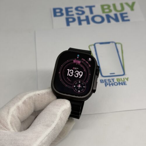 Apple Watch Ultra 3 zwart oceaan band /krasvrij glas /100% batt /garantie