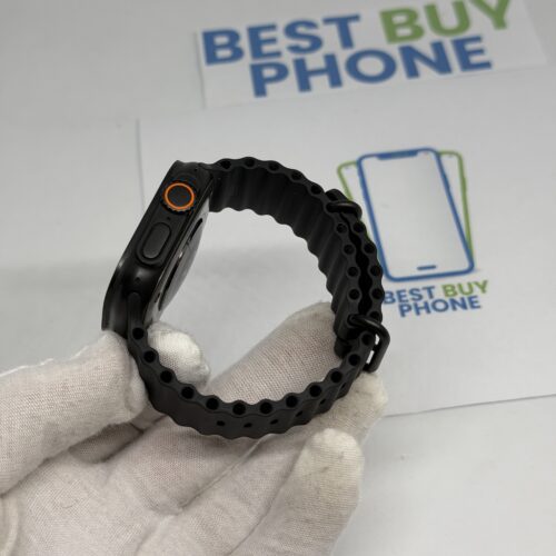 Apple Watch Ultra 3 zwart oceaan band /krasvrij glas /100% batt /garantie