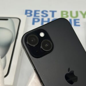 iPhone 15 256GB zwart /99% batt /zeer net /garantie