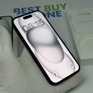 iPhone 15 256GB zwart /99% batt /zeer net /garantie