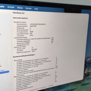 MacBook Air M5 512GB middernacht /100% batt /krasvrij /garantie