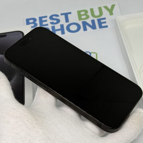 iPhone 15 Pro 128GB zwart /zeer net /87% batt /garantie