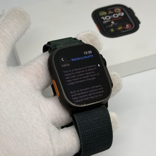 Apple Watch Ultra 2 zwart /trail band /100% batt /garantie