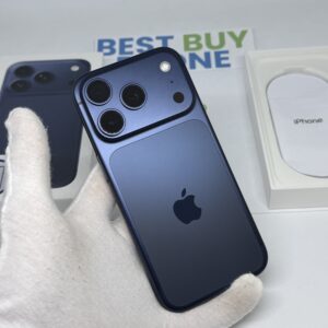 iPhone 17 Pro 256GB blauw /krasvrij glas /100% batt /garantie