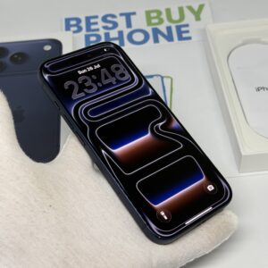 iPhone 17 Pro 256GB blauw /krasvrij glas /100% batt /garantie