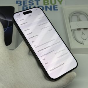 IMG_6476 2 iPhone 16 Pro 256GB zwart /krasvrij /100% batt /garantie