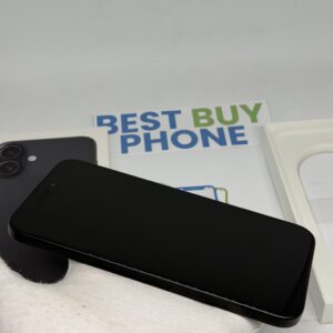 iPhone 16 Plus 128GB zwart /krasvrij /93% batt /garantie