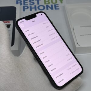 iPhone 13 128GB zwart /krasvrij /100% batt /garantie