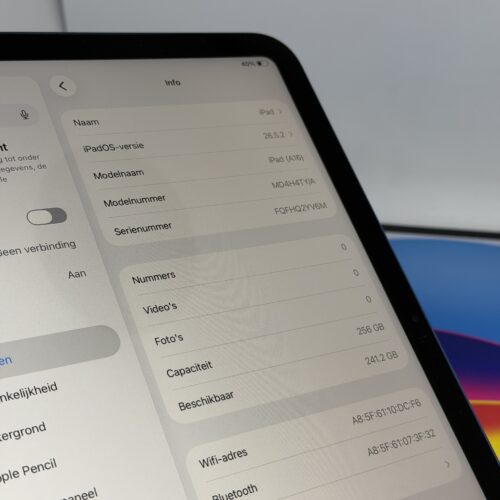 iPad 11e 256GB blauw /ongebruikt + 12 maanden garantie