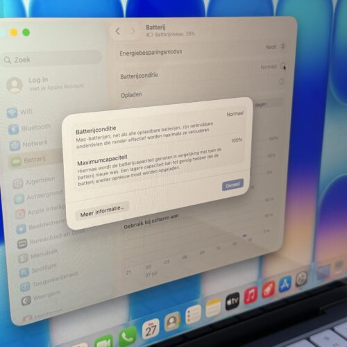 MacBook Neo 256GB indigo /100% batt /krasvrij /garantie