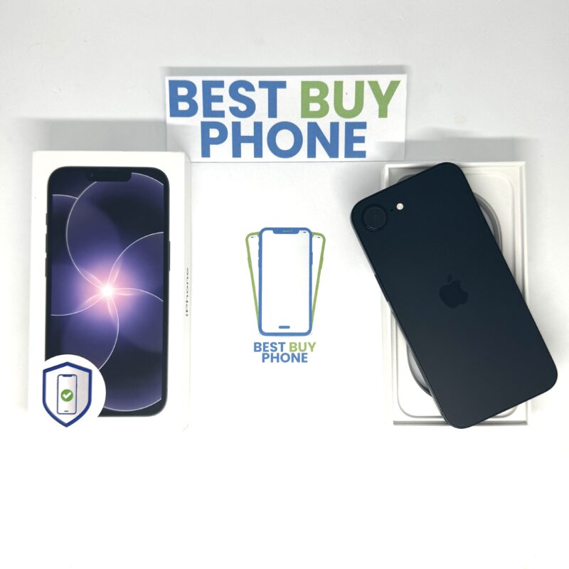 iPhone 17E 128GB zwart /krasvrij /100% batt /garantie