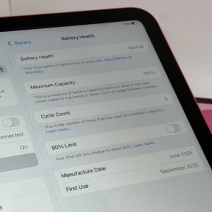 iPad 11e 256GB roze 256GB /krasvrij glas /100% batt /garantie