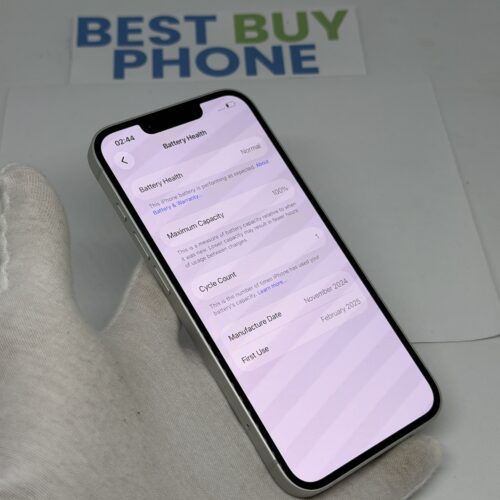 iPhone 16E 128GB wit /ongebruikt + 12 maanden garantie
