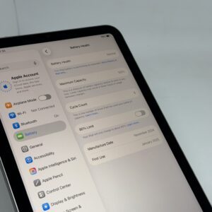 iPad mini 7e 128GB grijs 128GB /krasvrij /100% batt /garantie