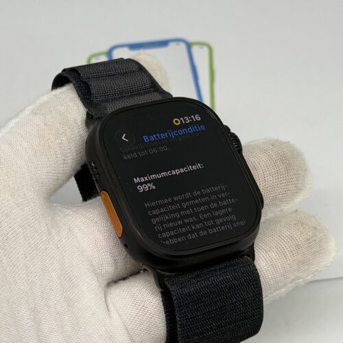 Apple Watch Ultra 2 zwart /trail band /99% batt /garantie