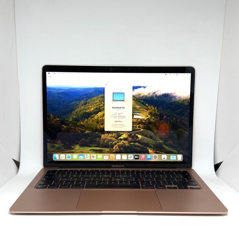 MacBook Air M1 512GB roze /licht gebruikt /86% batt /garantie