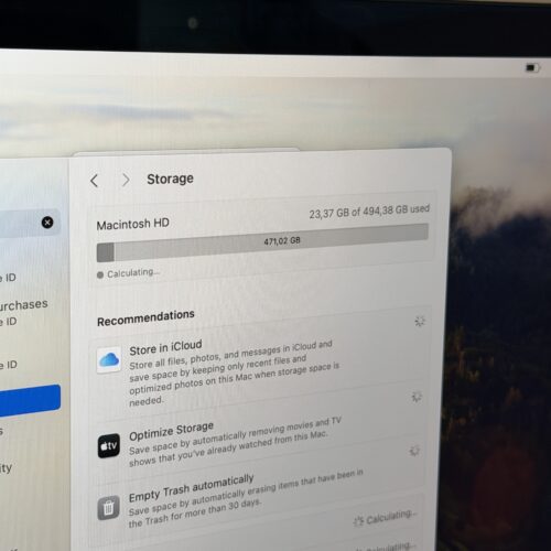 MacBook Air M1 512GB roze /licht gebruikt /86% batt /garantie