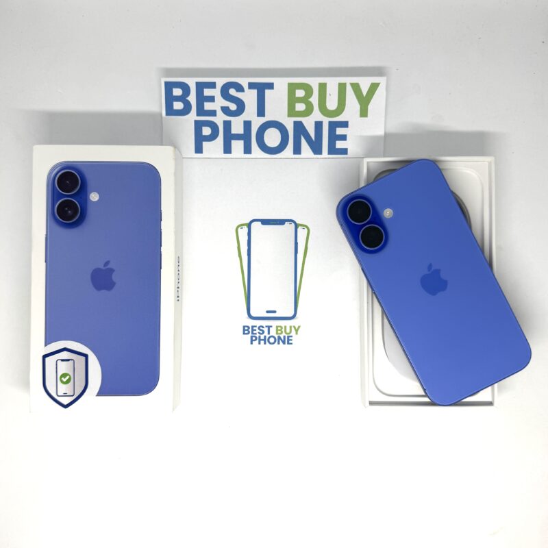 iPhone 16 128GB blauw /ongebruikt + 12 maanden garantie