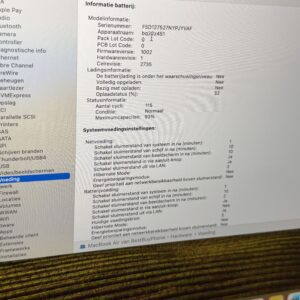 MacBook Air M1 512GB grijs /krasvrij /93% batt /garantie