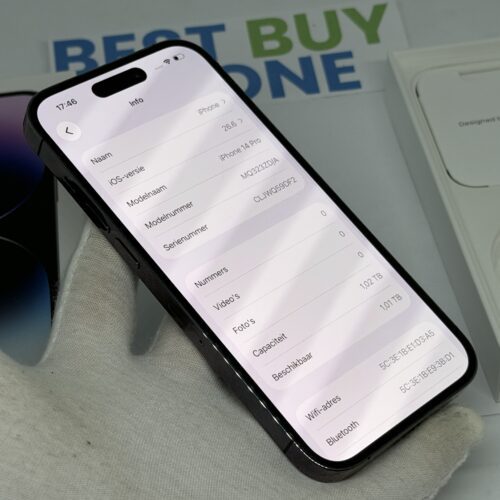 iPhone 14 Pro 1TB paars /licht gebruikt /95% batt /garantie