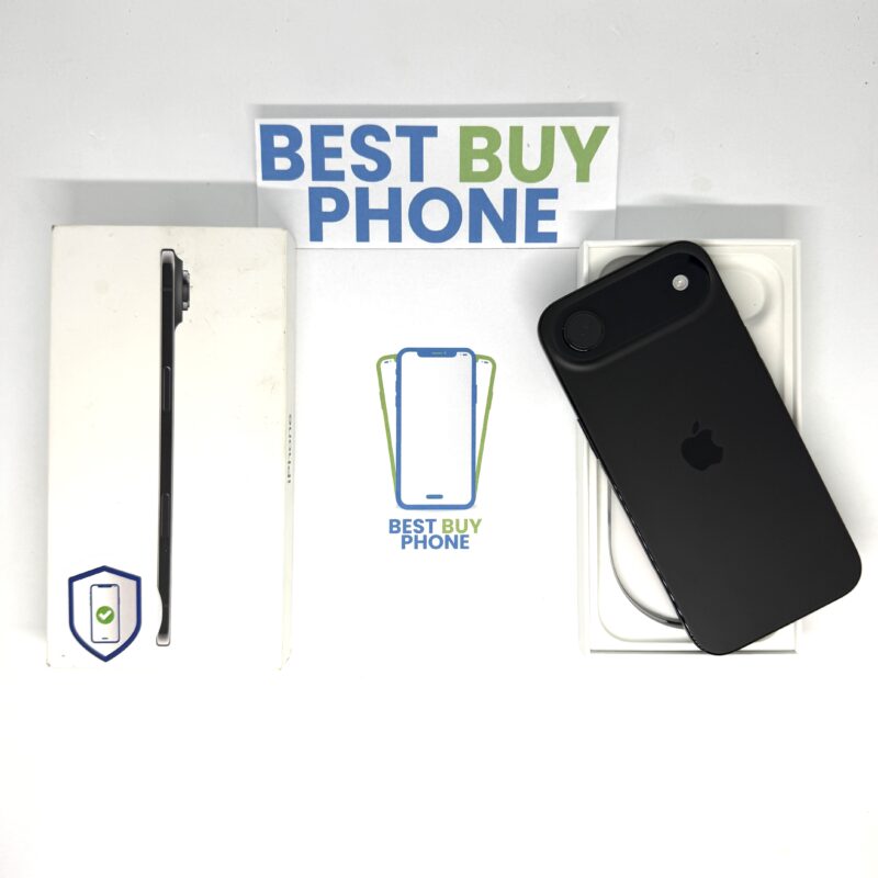 iPhone Air 256GB zwart /100% batt /krasvrij /garantie