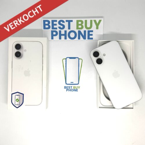 iPhone 17 256GB wit /100% batt /krasvrij /garantie