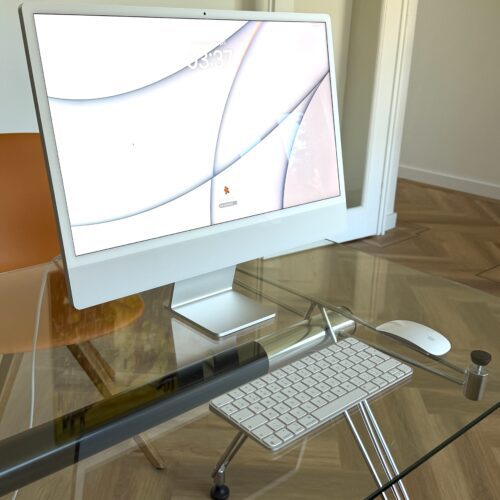 Apple iMac 2023 M3 256GB zilver / als nieuw + garantie