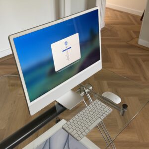 Apple iMac 2021 M1 16GB RAM 512GB zilver / zeer net + garantie