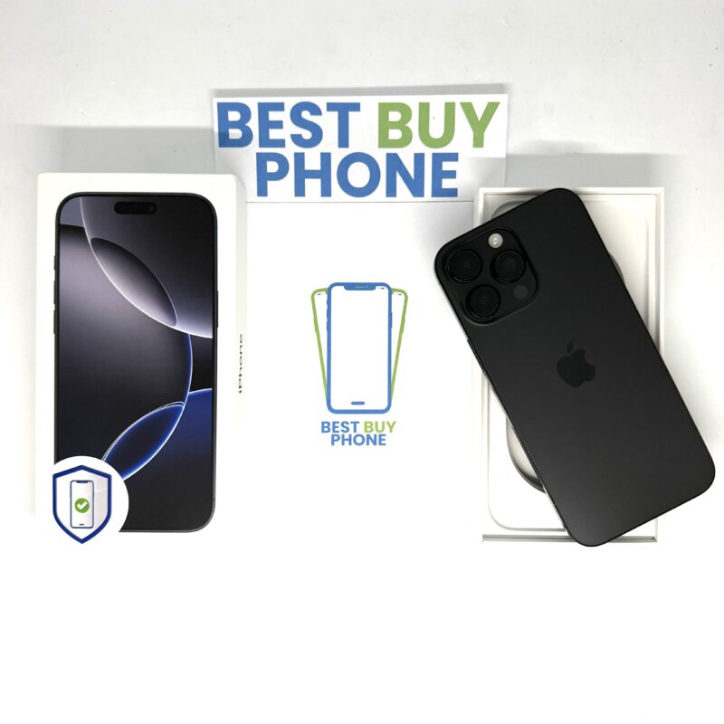 IMG_6789 2 iPhone 16 Pro Max 256GB zwart /krasvrij scherm /91% batt /garantie