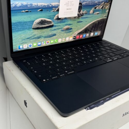 MacBook Air M4 256GB middernacht /100% batt /krasvrij /garantie