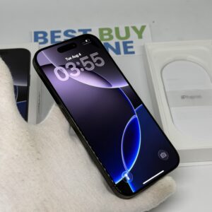 iPhone 16 Pro 256GB zwart /krasvrij scherm /91% batt /garantie