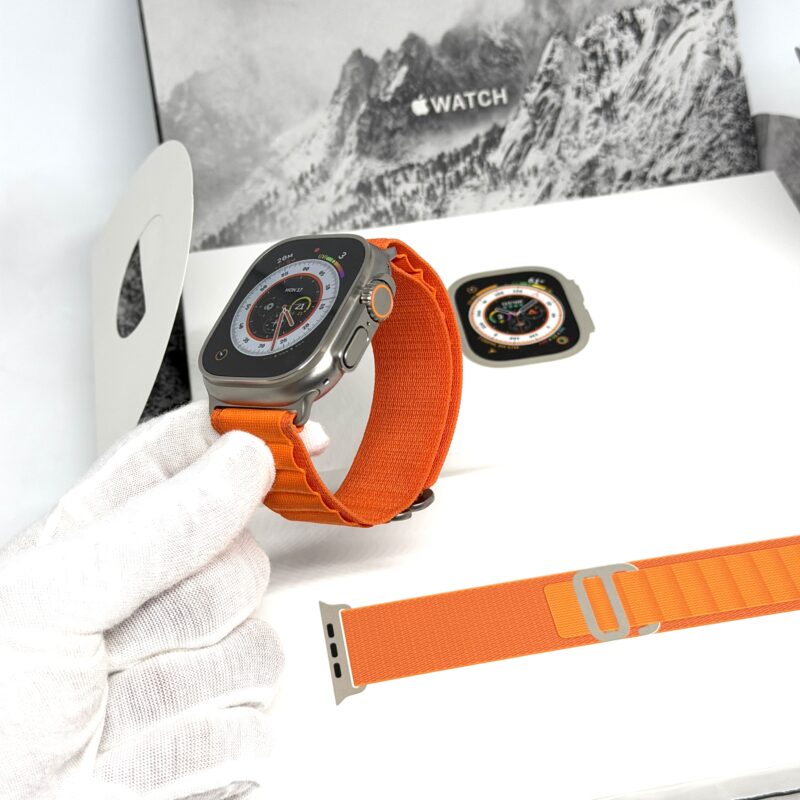 IMG_7550 Apple Watch Ultra 1 grijs /oranje trail band /87% batt /garantie