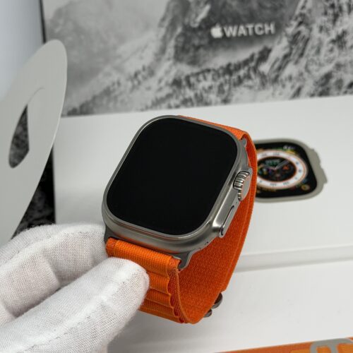 Apple Watch Ultra 1 grijs /oranje trail band /87% batt /garantie