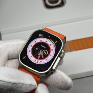 Apple Watch Ultra 1 grijs /oranje trail band /87% batt /garantie