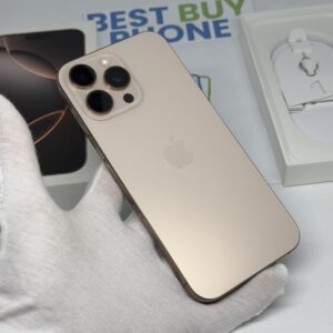 iPhone 16 Pro Max 256GB goud /zeer net /96% batt /garantie