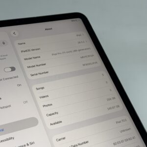 iPad Pro 11 inch M2 5G 256GB grijs /ongebruikt + 12 maanden garantie
