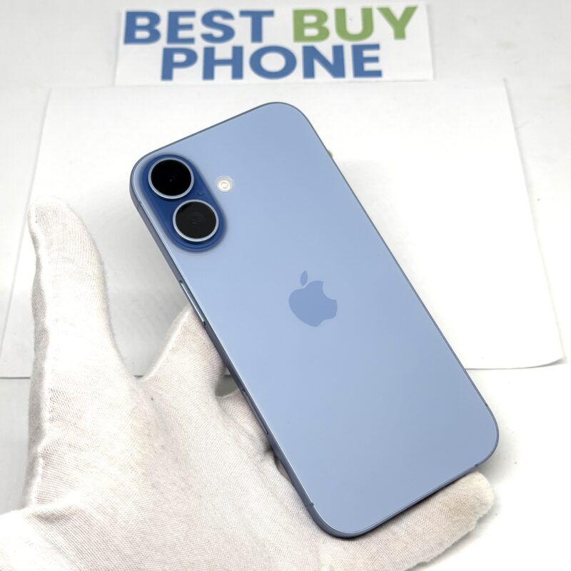 iPhone 17 256GB blauw /krasvrij /100% batt /garantie