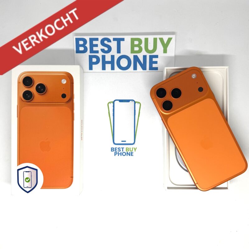 17 pro max iPhone 17 Pro Max 256GB oranje /krasvrij /100% batt /garantie