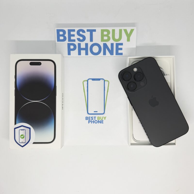 iPhone 14 Pro 128GB zwart /licht gebruikt /100% batt /garantie