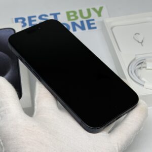 iPhone 15 Pro 128GB blauw /licht gebruikt /91% batt /garantie