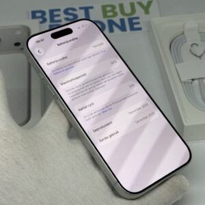 iPhone 17 Pro 256GB zilver /krasvrij /97% batt /garantie.
