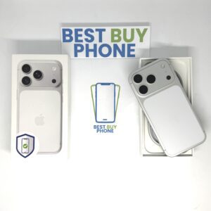 iPhone 17 Pro 256GB zilver /krasvrij /97% batt /garantie.