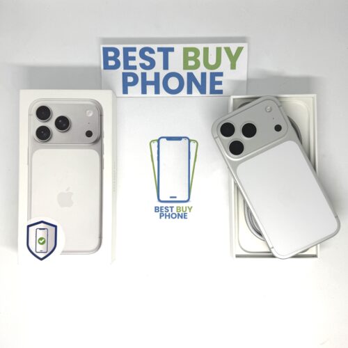 iPhone 17 Pro 256GB zilver /krasvrij /97% batt /garantie.