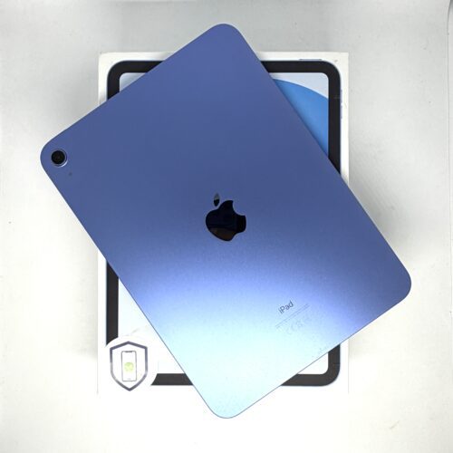 iPad 10e 64GB blauw /krasvrij /92% batt /garanti