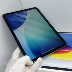 iPad 10e 64GB blauw /krasvrij /92% batt /garanti