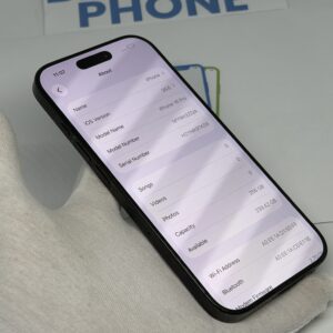 iPhone 16 Pro 256GB zwart /krasvrij scherm /93% batt /garantie