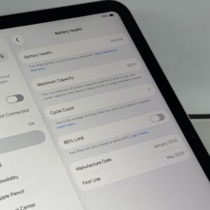 iPad 11e 128 GB zilver /krasvrij /100% batt /garantie