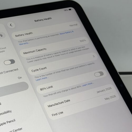 iPad 11e 128 GB zilver /krasvrij /100% batt /garantie