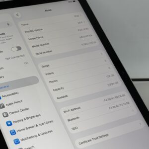 iPad 11e 128 GB zilver /krasvrij /100% batt /garantie